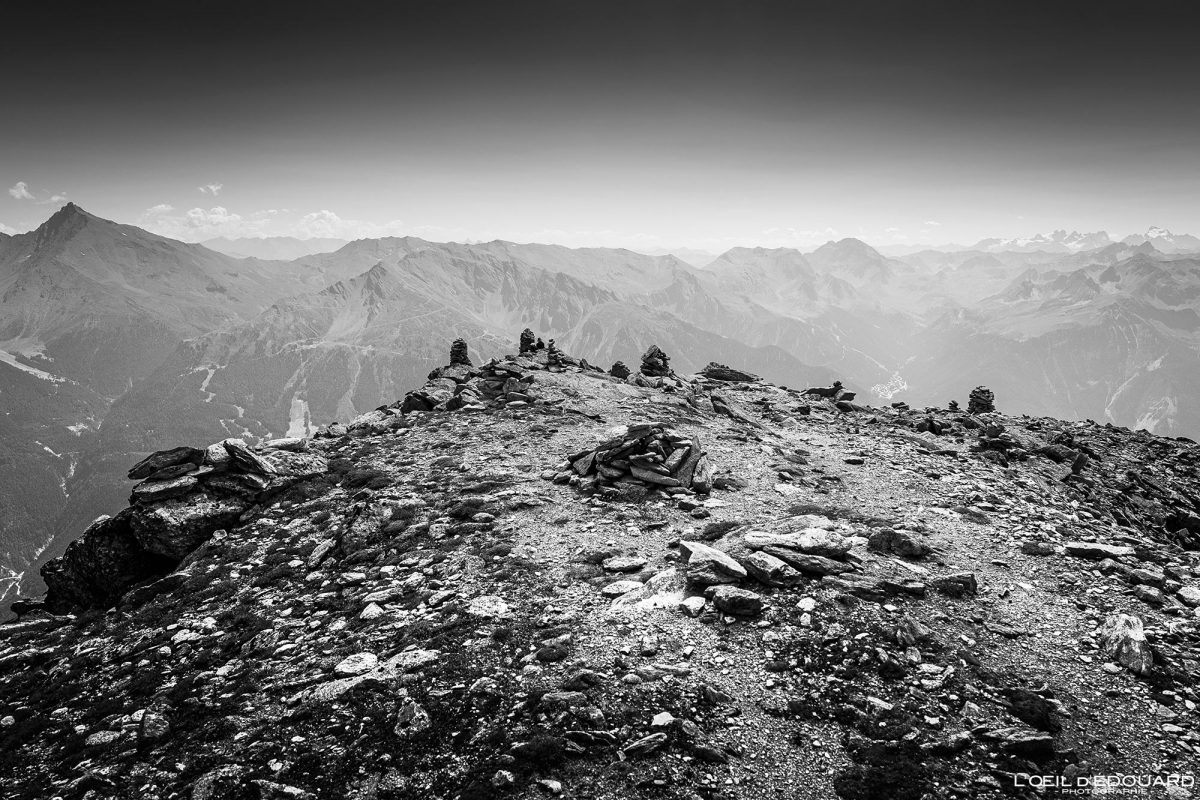 Sommet Rateau d'Aussois Haute Maurienne Randonnée Massif de la Vanoise Savoie Alpes France Tourisme Paysage Montagne Nature Outdoor Landscape Mountain Hiking