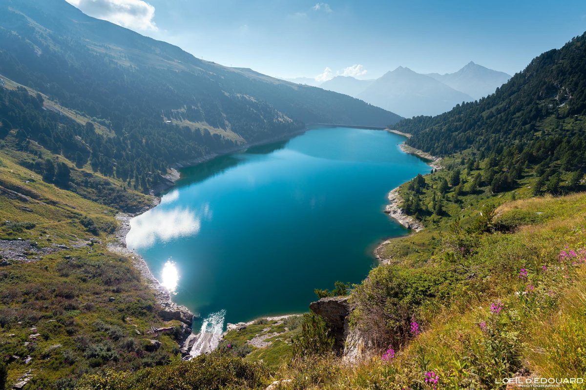 Lac Plan d'Amont Randonnée Aussois Haute Maurienne Massif de la Vanoise Savoie Alpes France Tourisme Paysage Montagne Nature Outdoor Lake Landscape Mountain Hiking