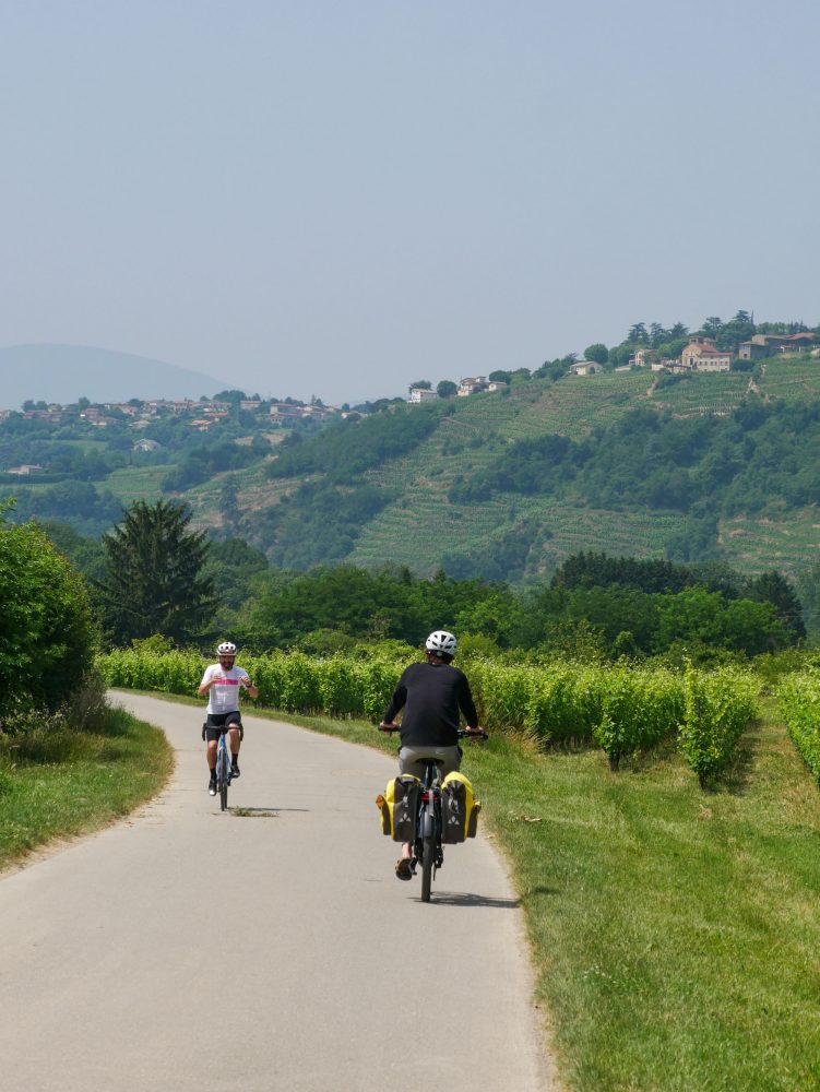 Balade sur la Viarhôna au départ de Vienne en France