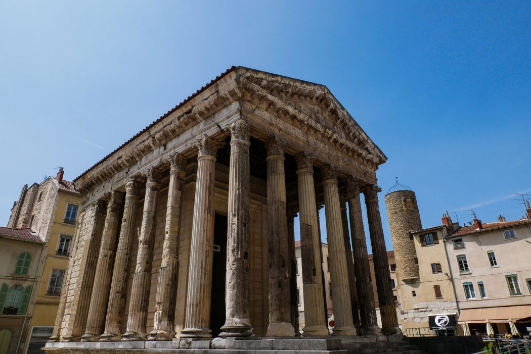 temple d Auguste et de Livie Vienne France
