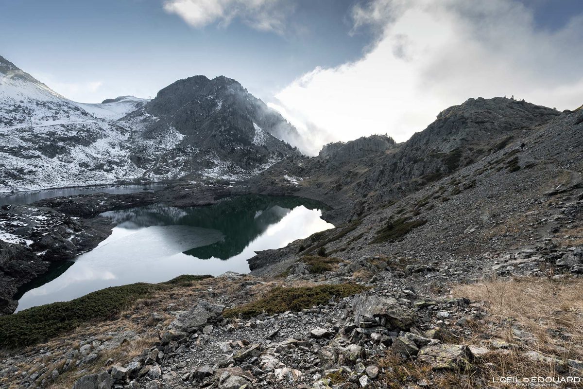 Brèche Robert Nord Randonnée Lacs Robert Chamrousse Belledonne Isère Alpes France Paysage Montagne Nature Outdoor French Alps Mountain Lake Landscape Hike Hiking