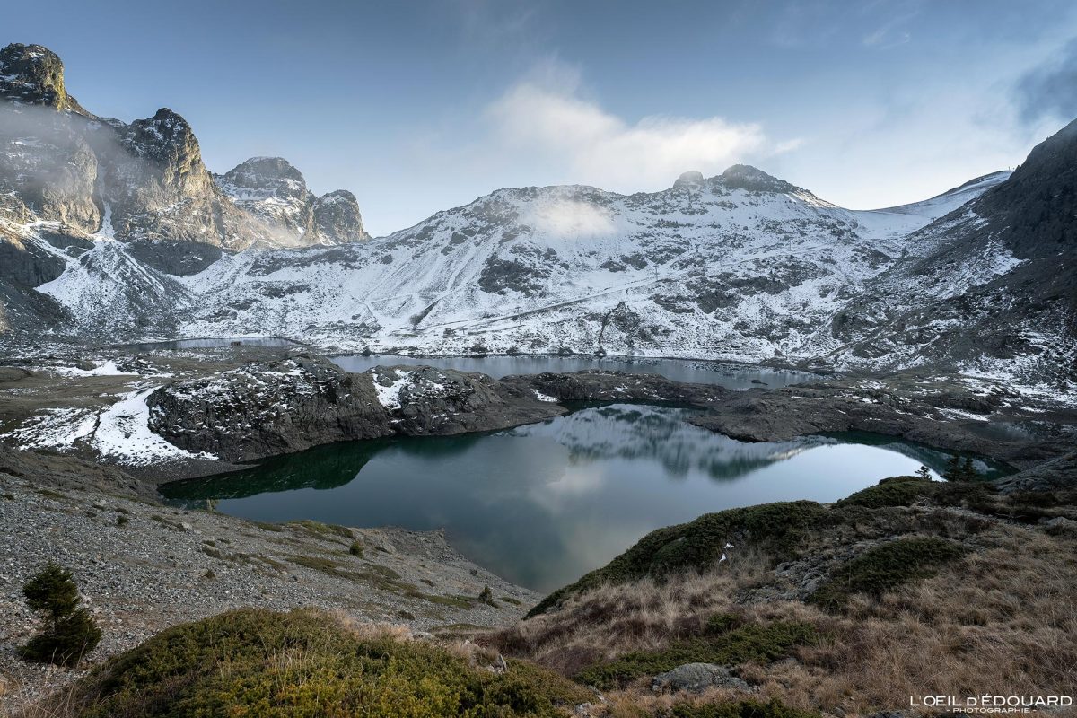 Lacs Robert Automne Randonnée Chamrousse Belledonne Isère Alpes France Paysage Montagne Nature Outdoor French Alps Mountain Lake Autumn Landscape Hike Hiking