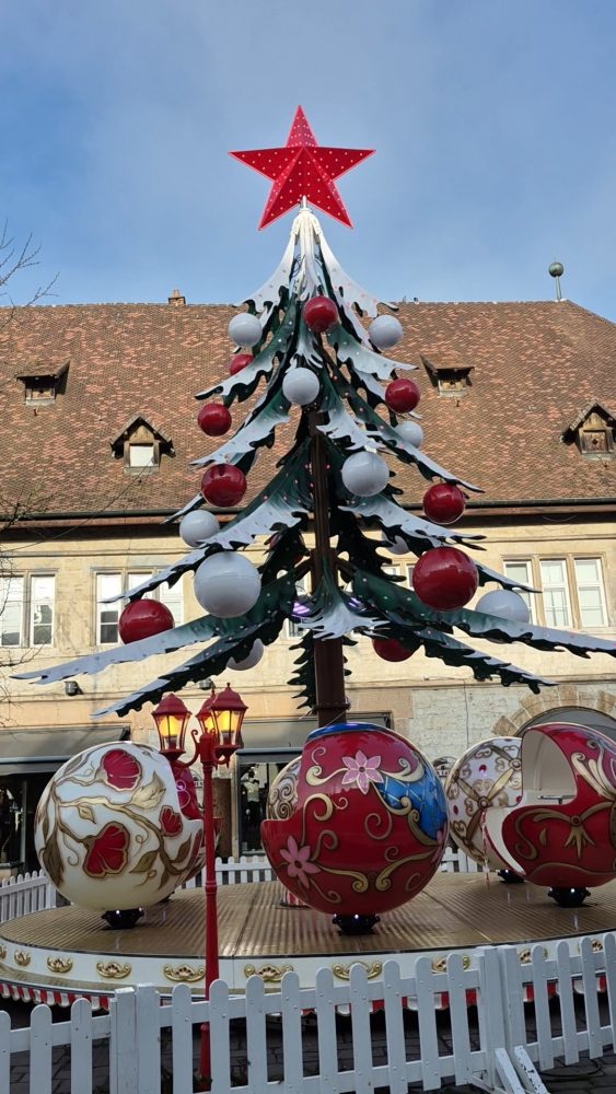 les manèges du marché de Montbéliard