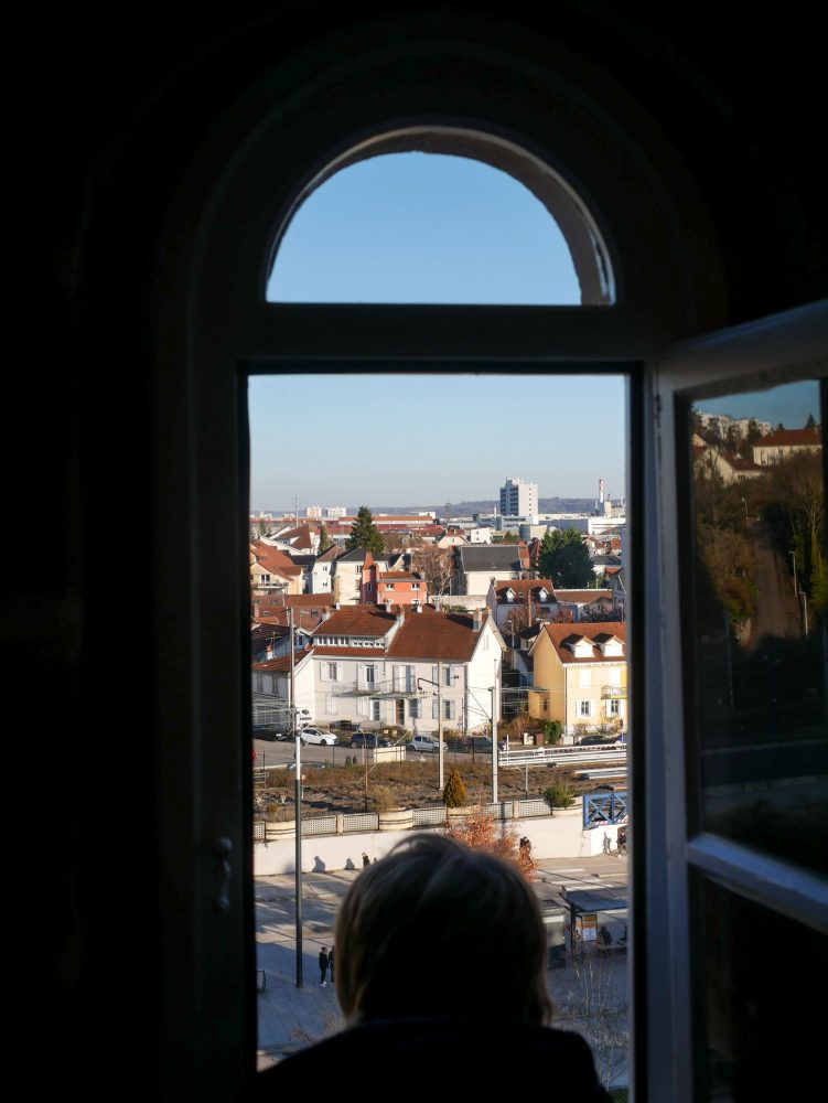vue depuis l'interieur du chateau de Montbéliard
