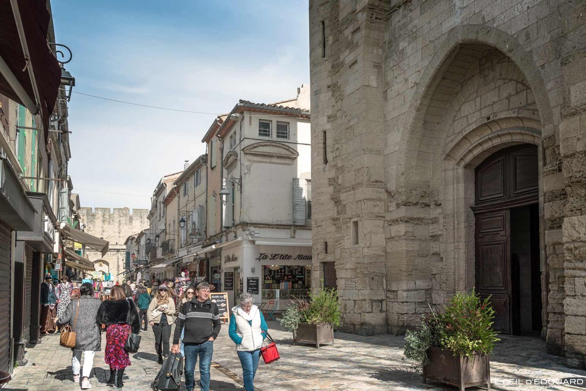 Grand Rue Jean Jaurès Aigues-Mortes Camargue Gard Languedoc-Roussillon Occitanie Visit South of France Tourisme City Street View