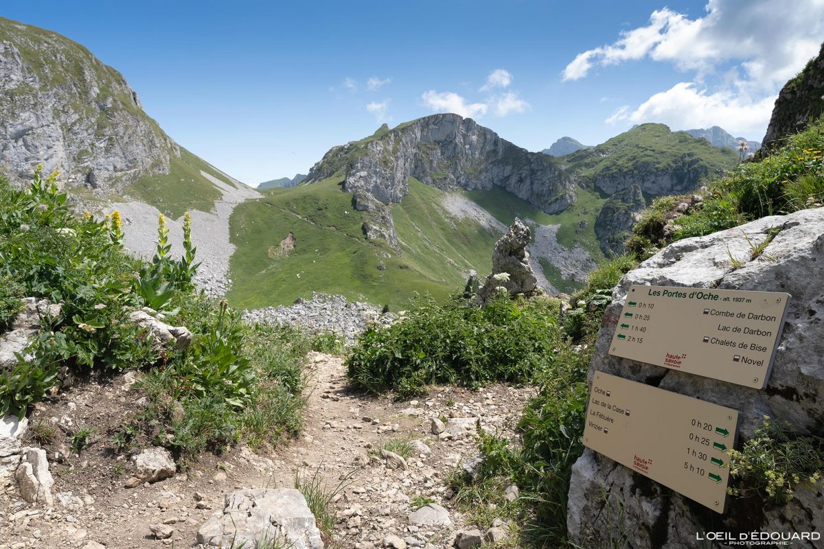 Portes d'Oche Randonnée Massif du Chablais Haute-Savoie France Tourisme Paysage Montagne Outdoor Nature Hiking Mountain Landscape