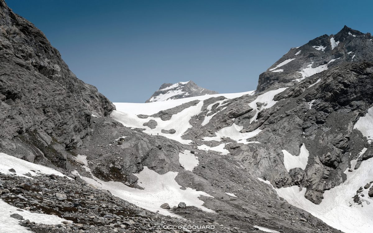 Glacier de Rhêmes-Golette Randonnée Réserve naturelle de la Grande Sassière Haute Tarentaise Savoie Alpes Grées France Tourisme Paysage Montagne Outdoor Nature Hiking Mountain Landscape