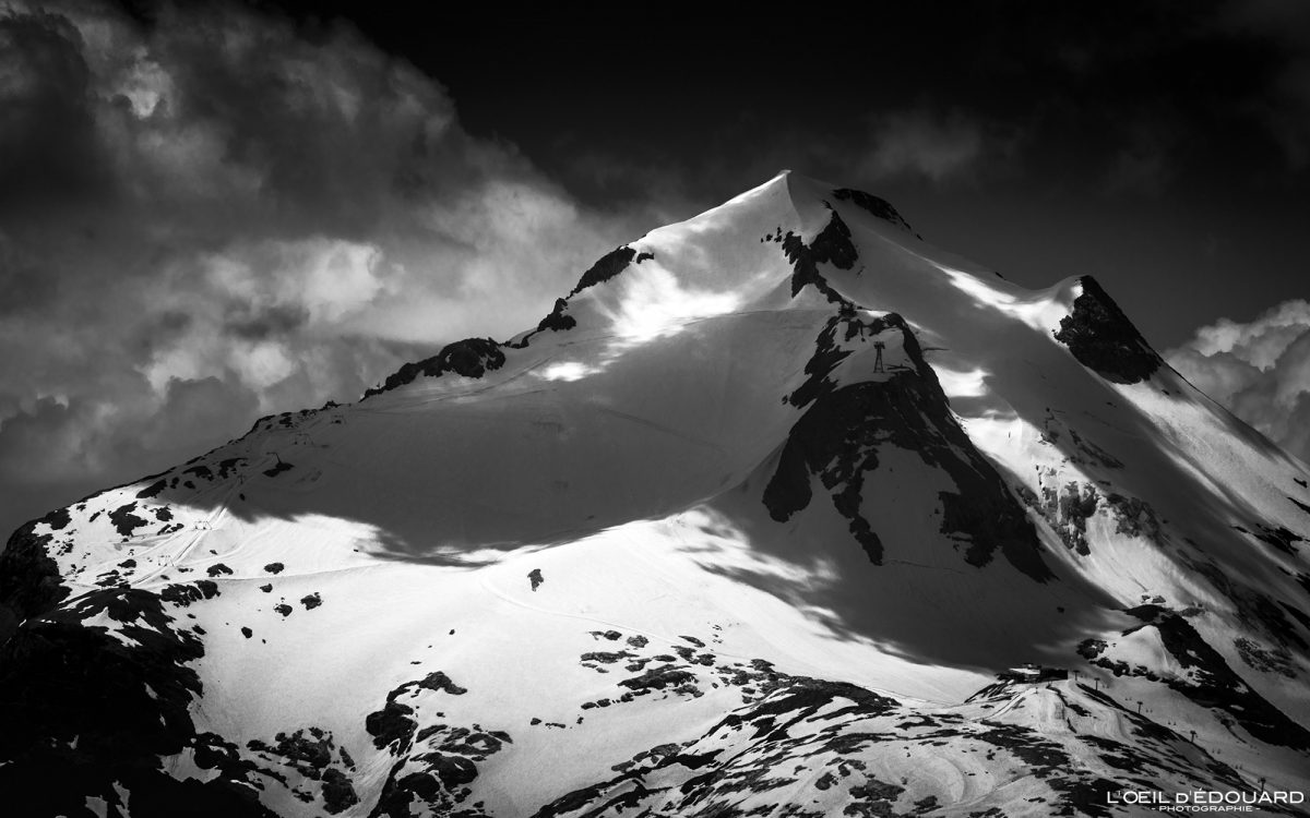 Glacier de la Grande Motte Massif de la Vanoise Haute Tarentaise Savoie Alpes France Tourisme Paysage Montagne Outdoor Nature Hiking Mountain Landscape