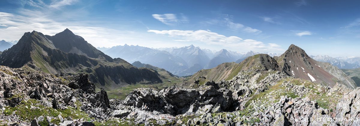 Mont Vertosan Trek Vallée d'Aoste Italie Tourisme Paysage Montagne Randonnée Outdoor Nature Hiking Trekking Mountain Landscape / Alpi Montagna Monte di Vertosan Valle d'Aosta Italia