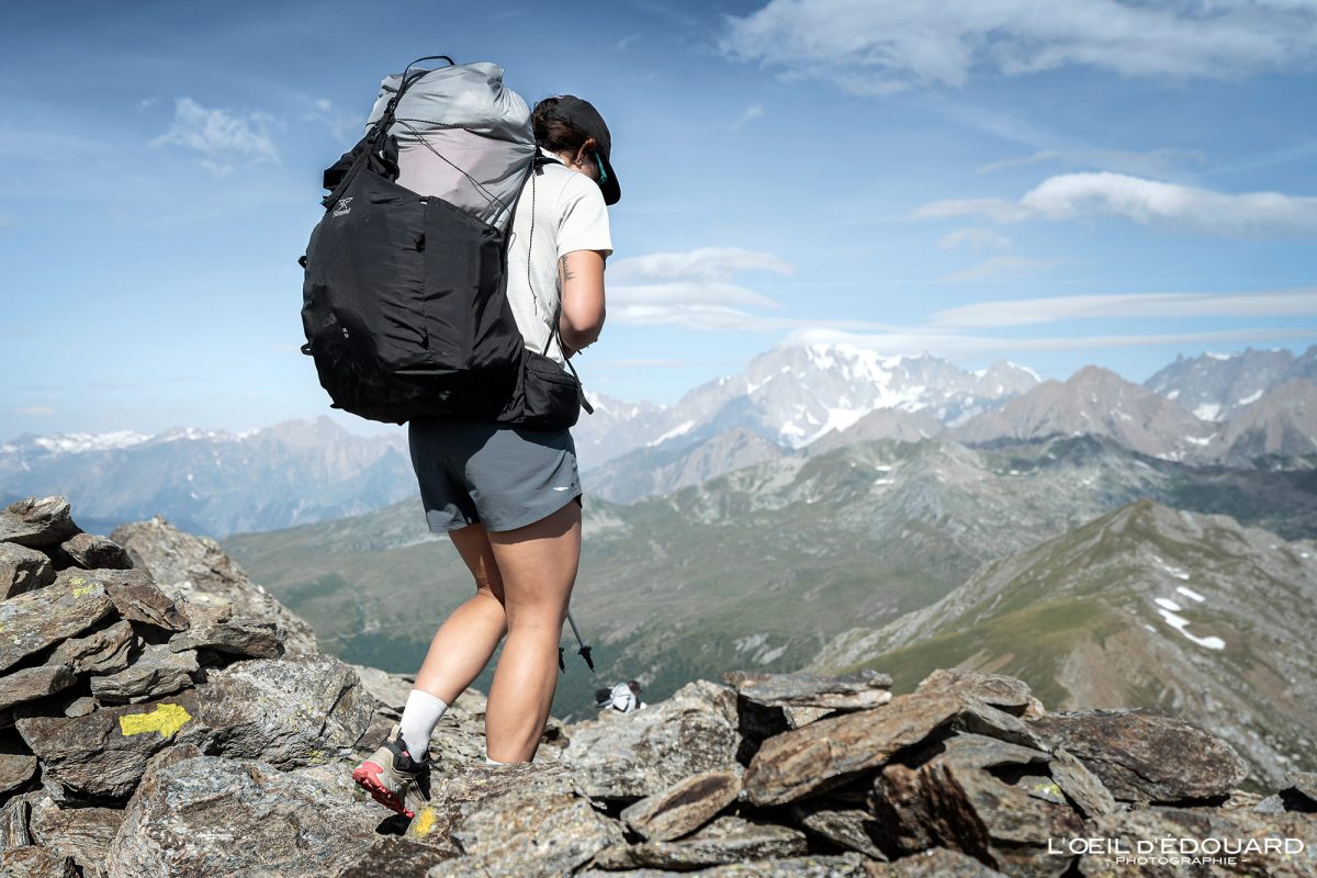 sac à dos Simond 50L MT900 UL - Trek Vallée d'Aoste Mont Vertosan Italie Tourisme Paysage Montagne Randonnée Outdoor Nature Hiking Backpack Trekking Mountain Landscape / Alpi Montagna Monte di Vertosan Valle d'Aosta Italia