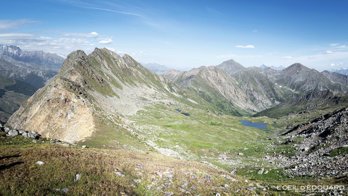 Crête Corleans Lacs de Dzioule Trek Vallée d'Aoste Italie Tourisme Paysage Montagne Randonnée Outdoor Nature Hiking Trekking Mountain Lake Landscape / Alpi Montagna Laghi di Dzioule Valle d'Aosta Italia