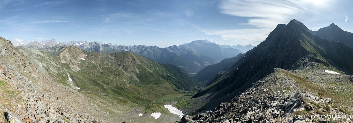 Col Fenêtre Trek Vallée d'Aoste Italie Tourisme Paysage Montagne Randonnée Outdoor Nature Hiking Trekking Mountain Landscape / Alpi Montagna Valle d'Aosta Italia
