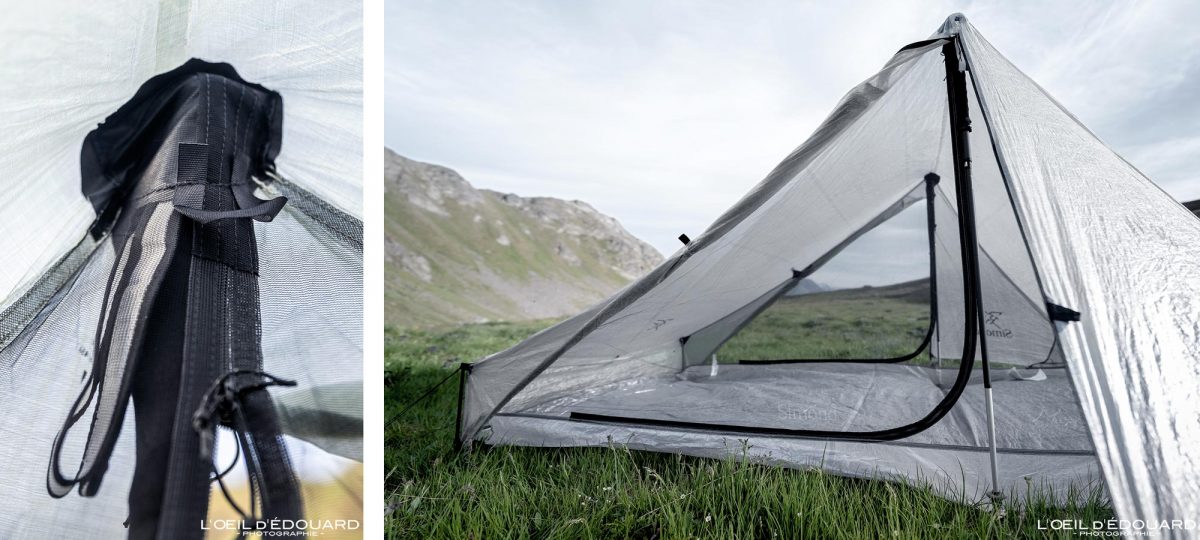 Test Tente Tarp Simond Sprint 2P - Tente 3 saisons mono-paroi ultra-légère randonnée montagne bivouac trek outdoor trekking hike mountain hiking tant review