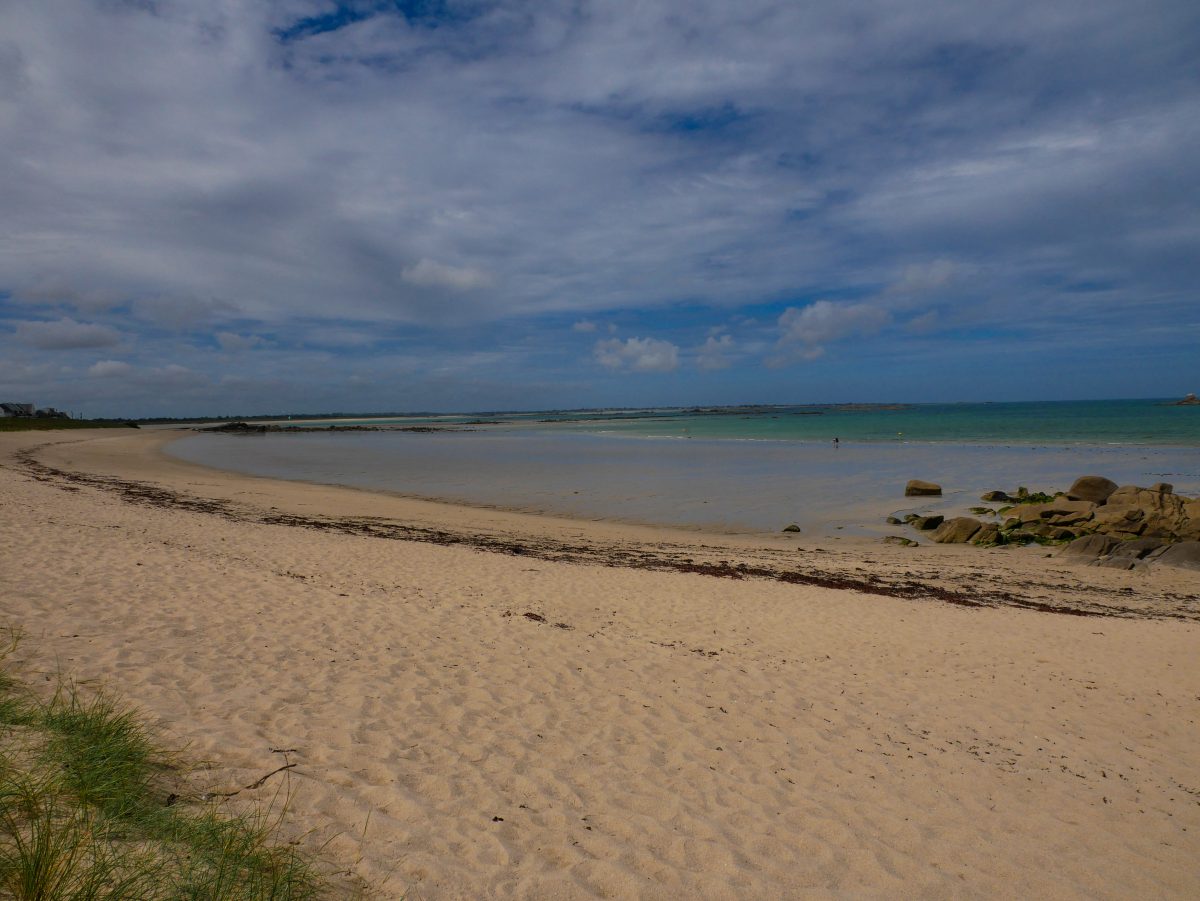 plage Plouescat, Bretage