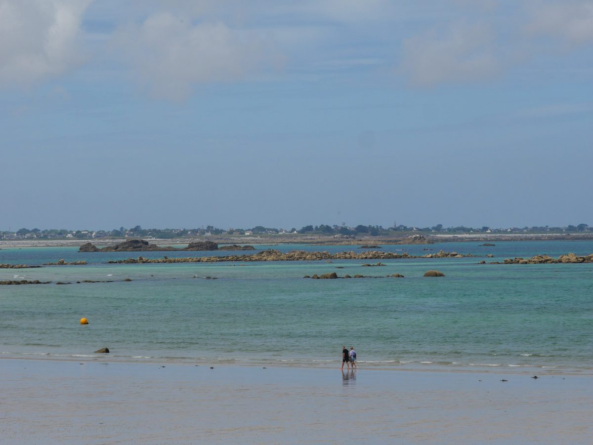 plage station Plouescat, Finistère nord